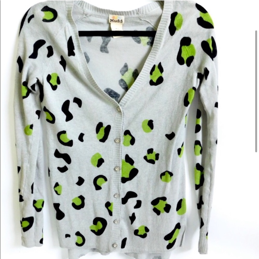 Miss Leopard Print Cardigan